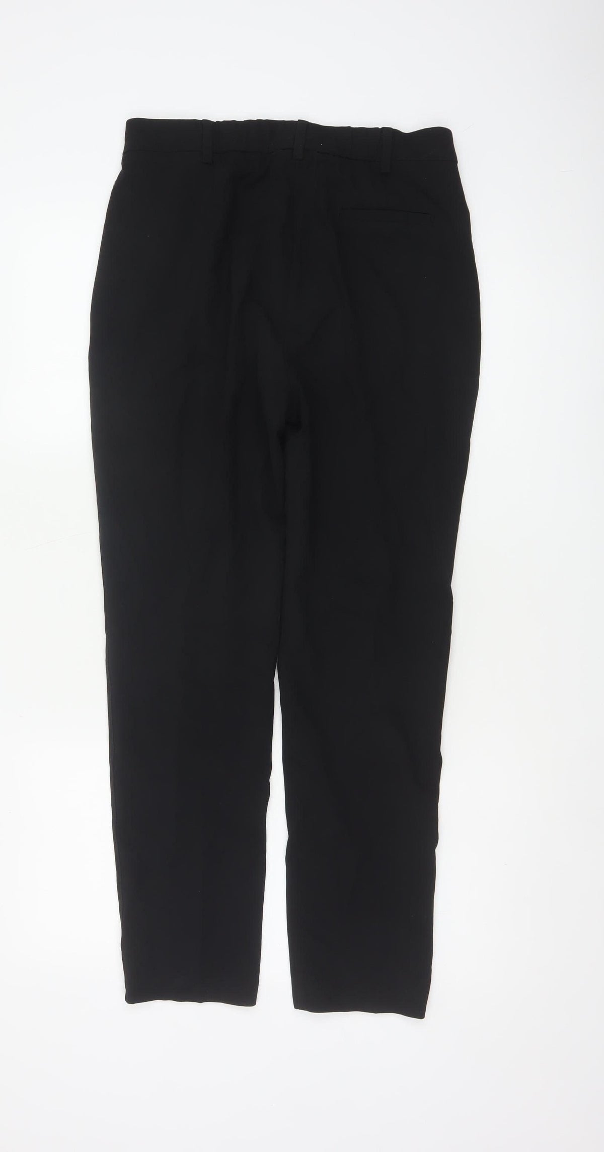 Marks and Spencer Women’s Black Size 10 Regular Tapered Dress Trousers