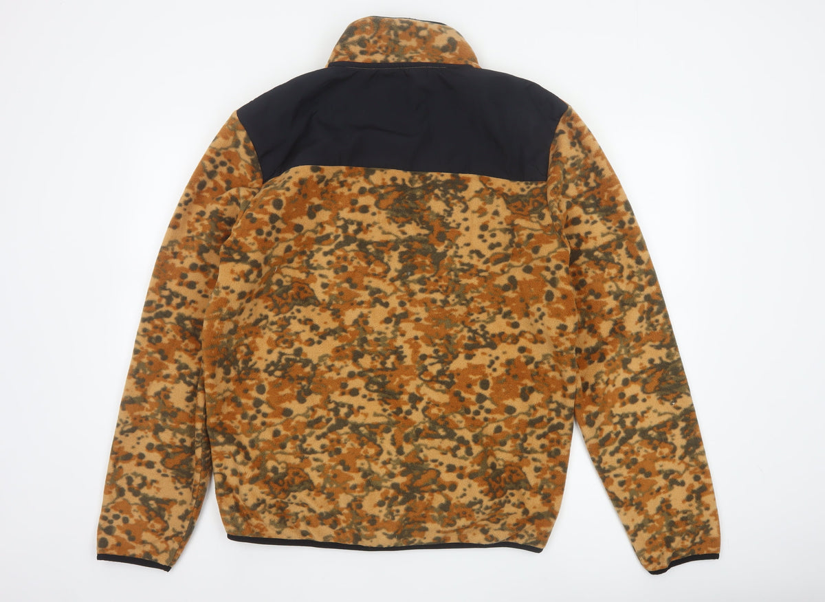 Lyle & Scott Men's Multicoloured Camo Fleece Jacket L Full Zip