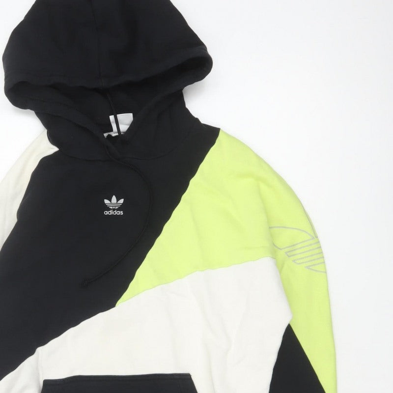 Adidas Originals Women’s Multicoloured UK 4 Colourblock Pullover Hoodie