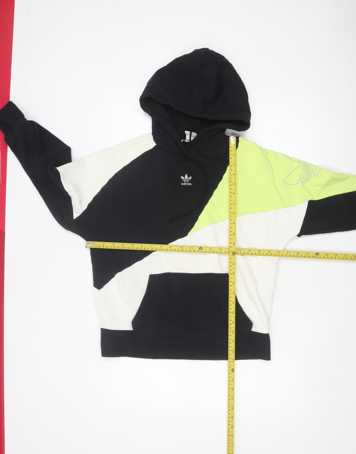 Adidas Originals Women’s Multicoloured UK 4 Colourblock Pullover Hoodie
