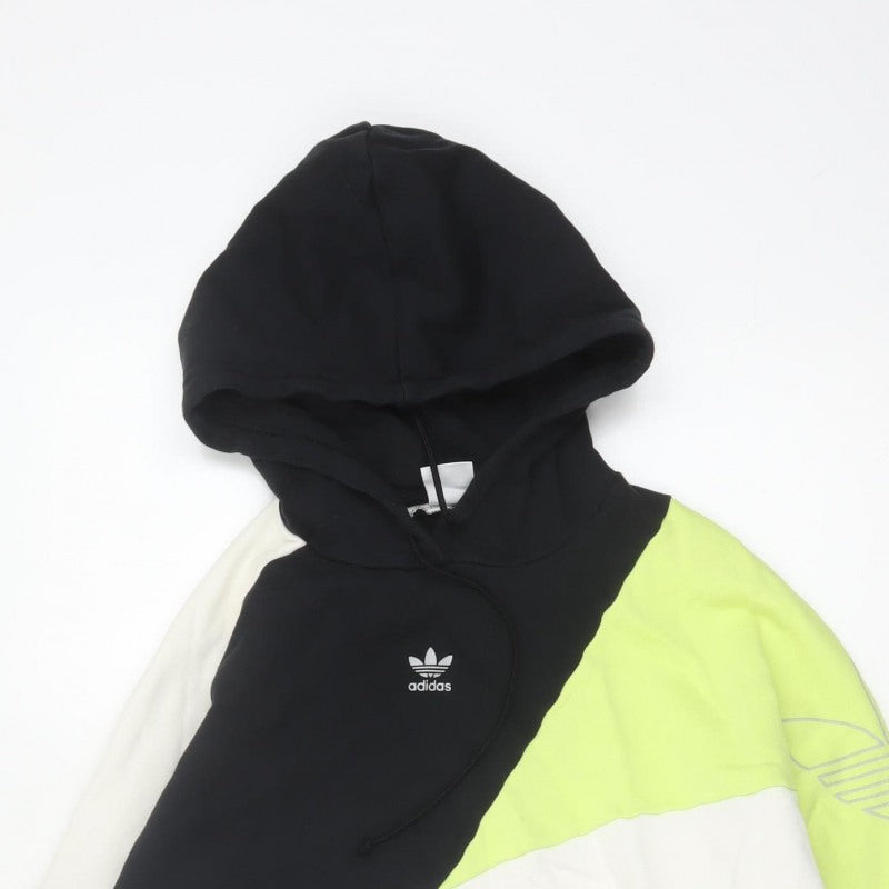 Adidas Originals Women’s Multicoloured UK 4 Colourblock Pullover Hoodie