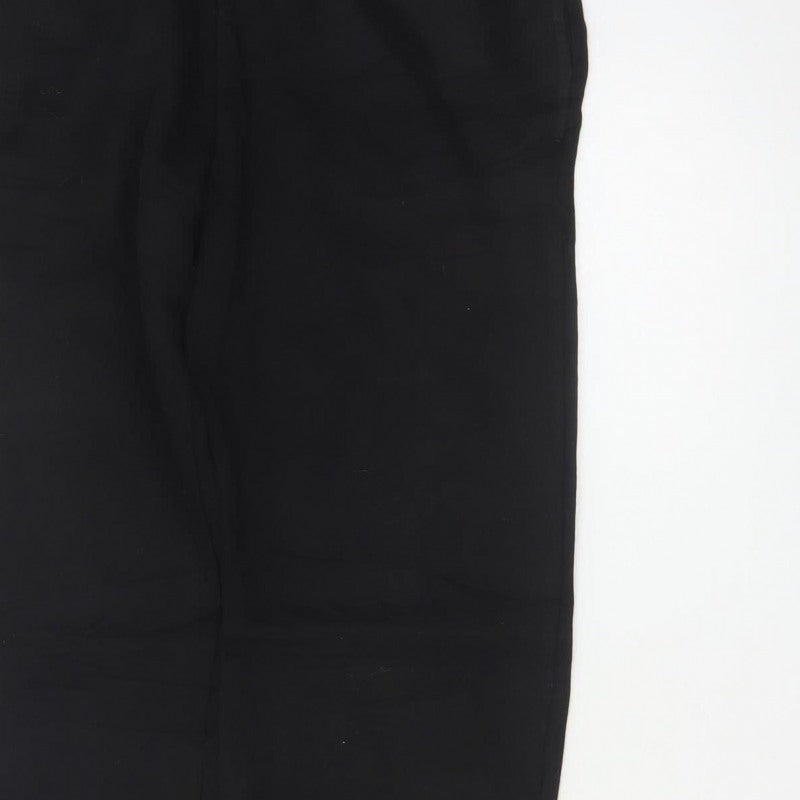 Barbour Boys Black Jogger Trousers 14-15 Years Cotton Blend Logo