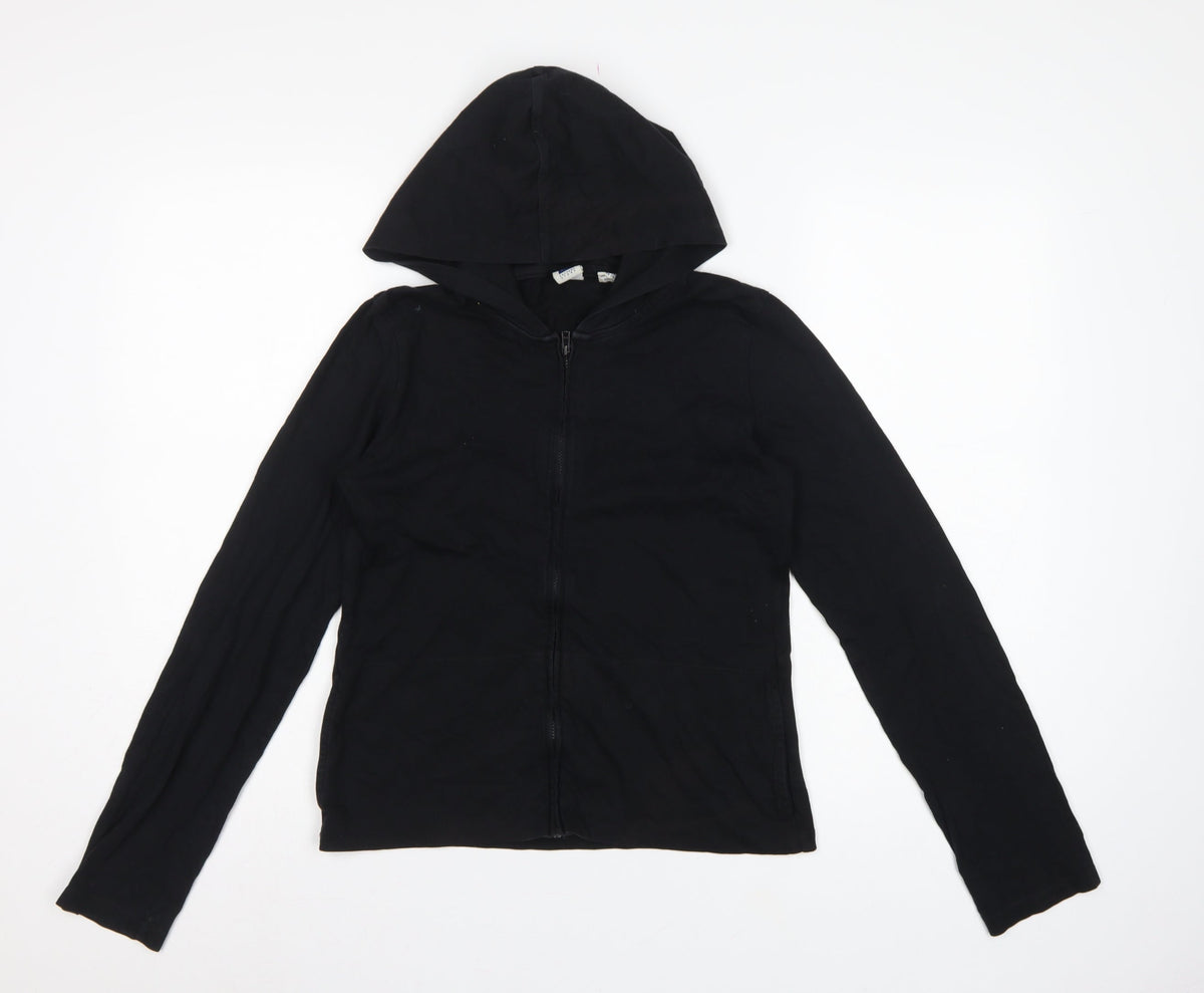 Gap Factory Store Women’s Black Small Full Zip Hooded Hoodie