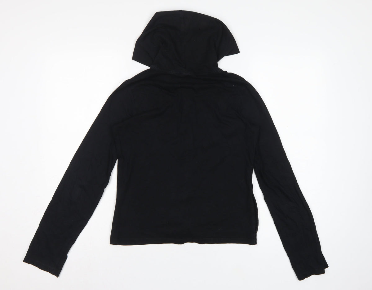Gap Factory Store Women’s Black Small Full Zip Hooded Hoodie