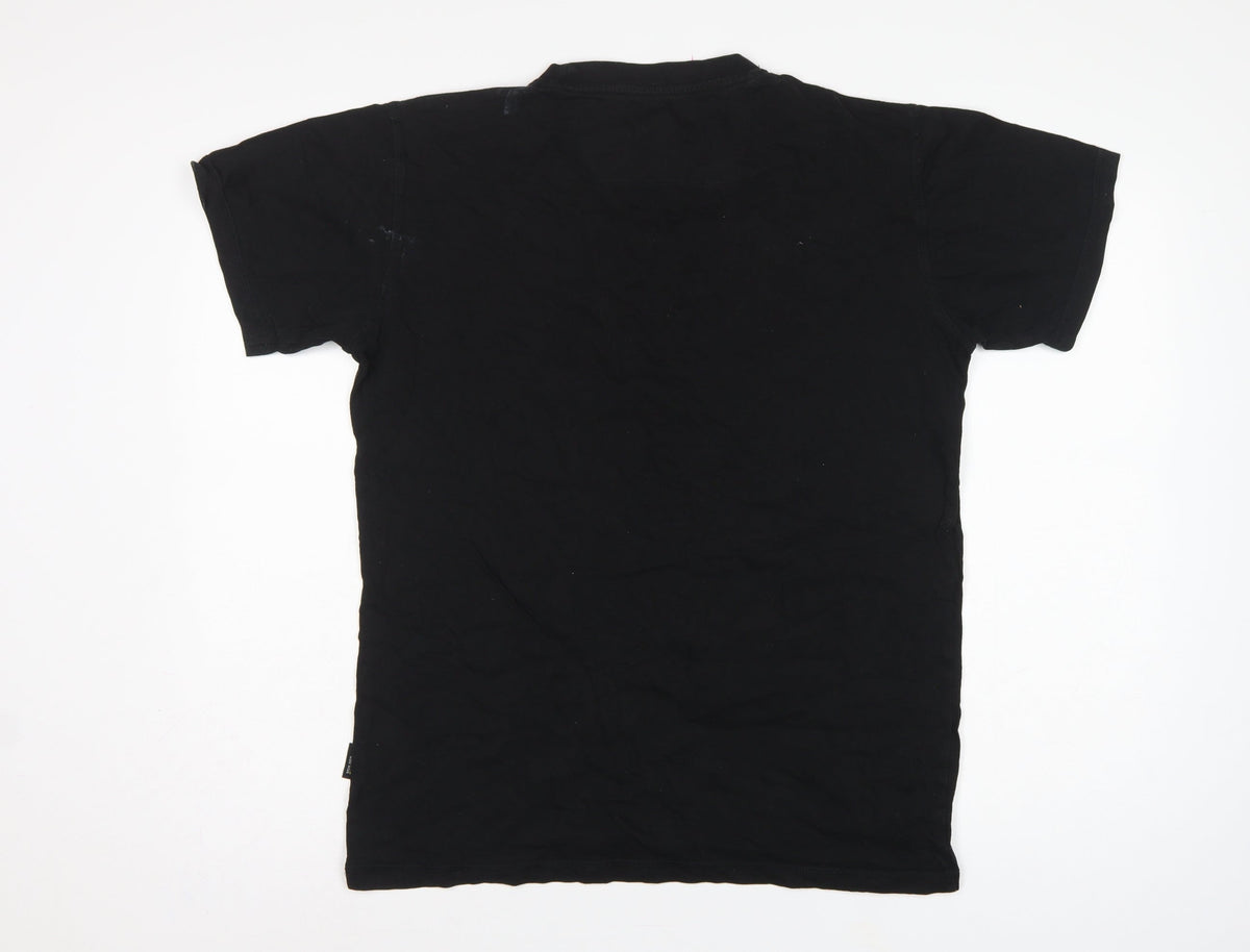 Snickers Workwear Men’s Black M Classic Graphic Print Cotton T-Shirt