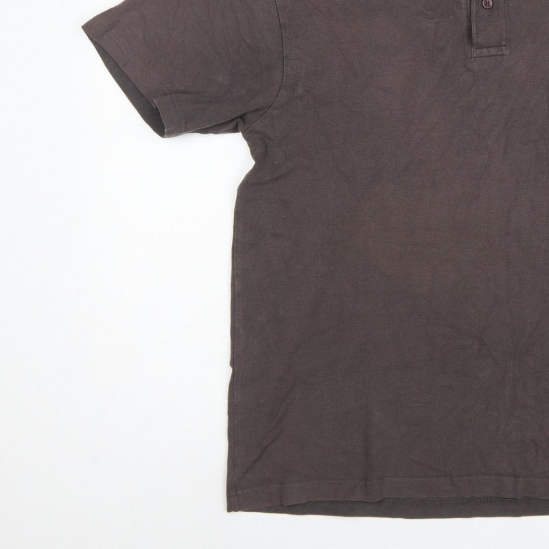 Additional view of CAT men’s brown l premium workwear logo short sleeve polo shirt