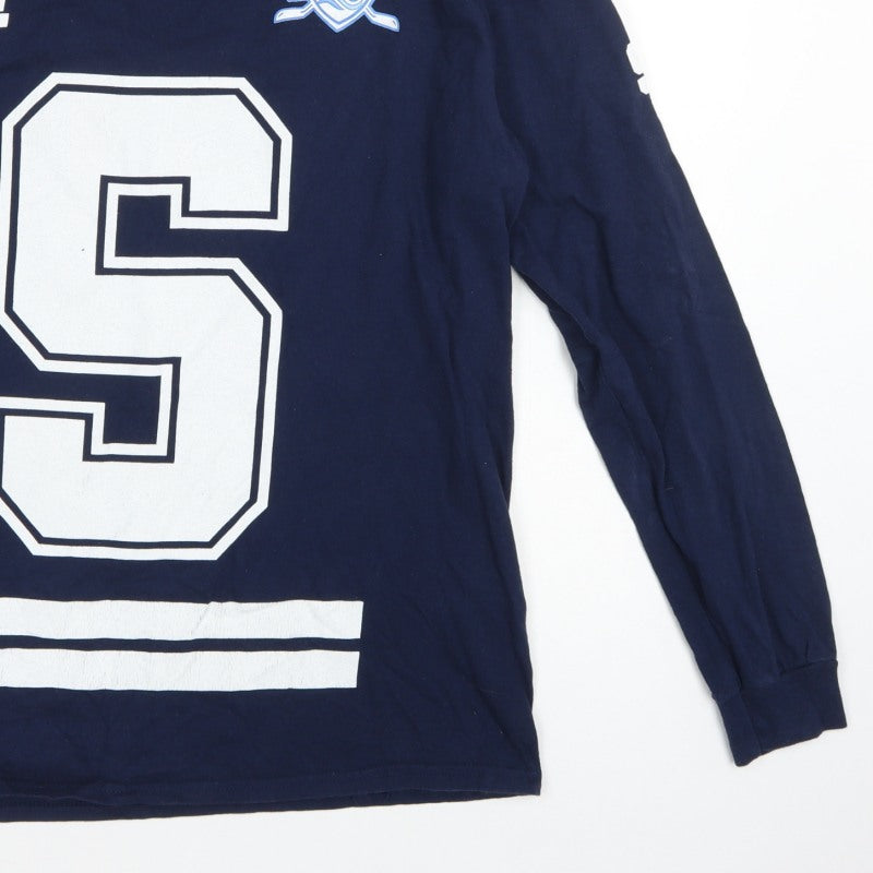 SZA TDE Blue Large Long Sleeve Graphic Sweatshirt Music Logo