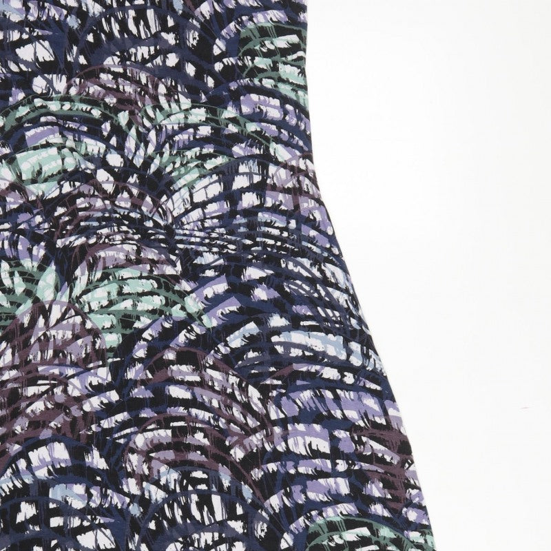 Warehouse Women’s Multicoloured UK 14 Maxi A-Line Sleeveless Dress
