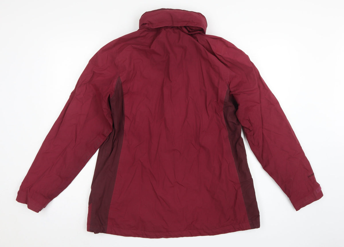 Regatta Women’s Red UK 16 Hooded Waterproof Rain Jacket Hydrofort