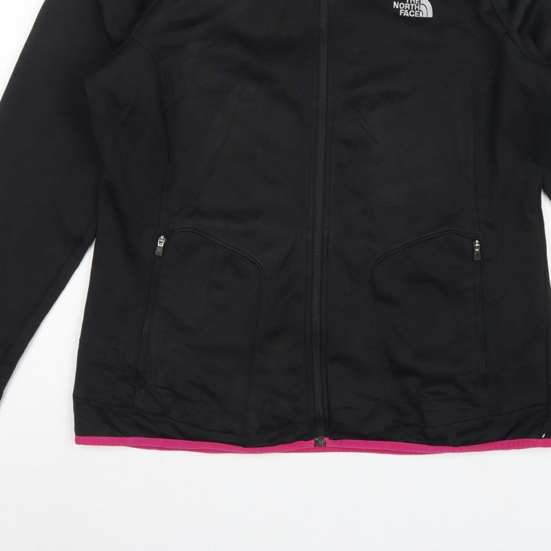 The North Face Women’s Black Pink Softshell Jacket XL Full Zip
