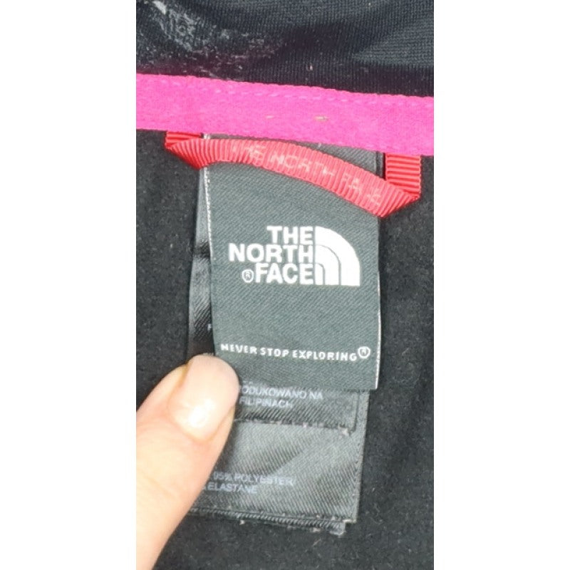 The North Face Women’s Black Pink Softshell Jacket XL Full Zip