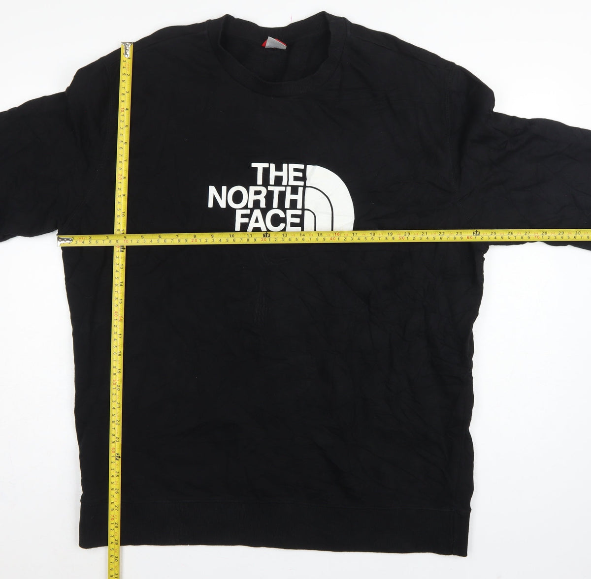 The North Face Men’s Black XXL Logo Crew Neck Pullover Sweatshirt