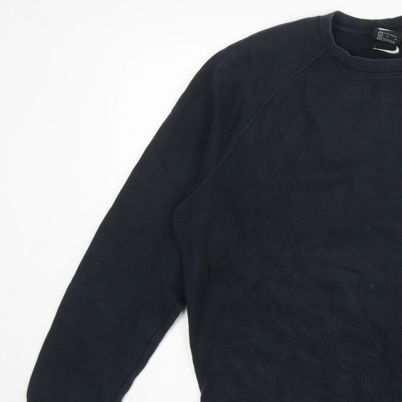 Nike Men’s Black L Pullover Sweatshirt Graphic Print Sports Logo