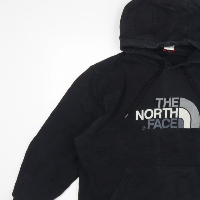 The North Face Men’s Black XL Pullover Hoodie Logo Cotton Fleece
