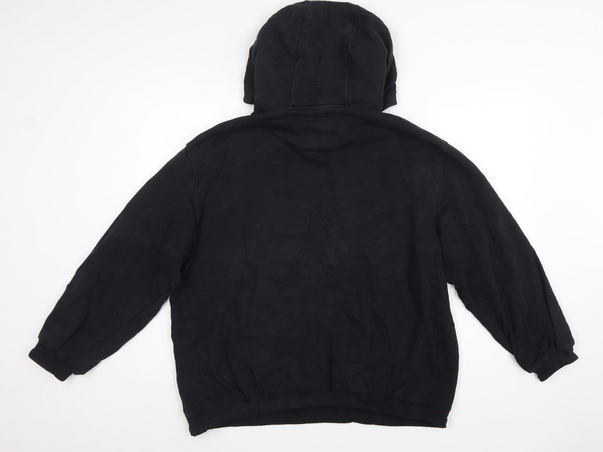 The North Face Men’s Black XL Pullover Hoodie Logo Cotton Fleece