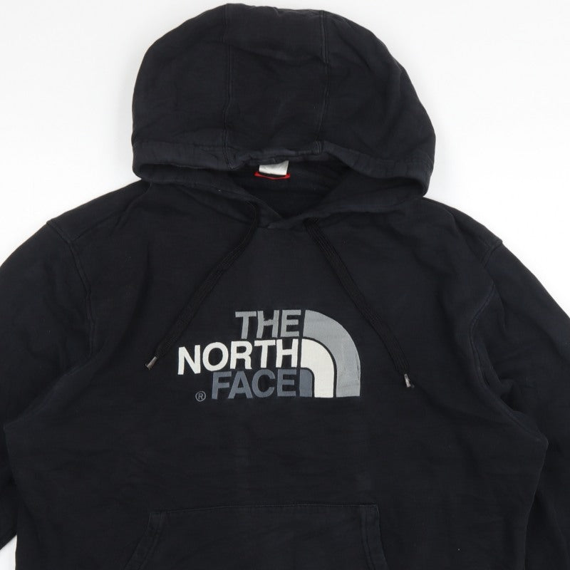 The North Face Men’s Black XL Pullover Hoodie Logo Cotton Fleece