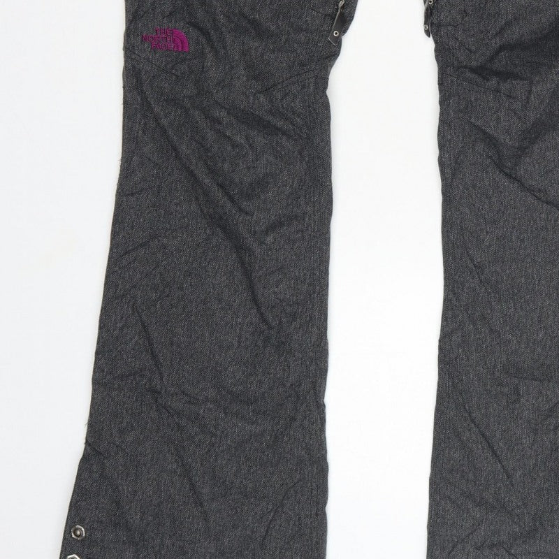 The North Face Womens Grey UK 6 Cryos Ski Snow Pants Zip Pockets
