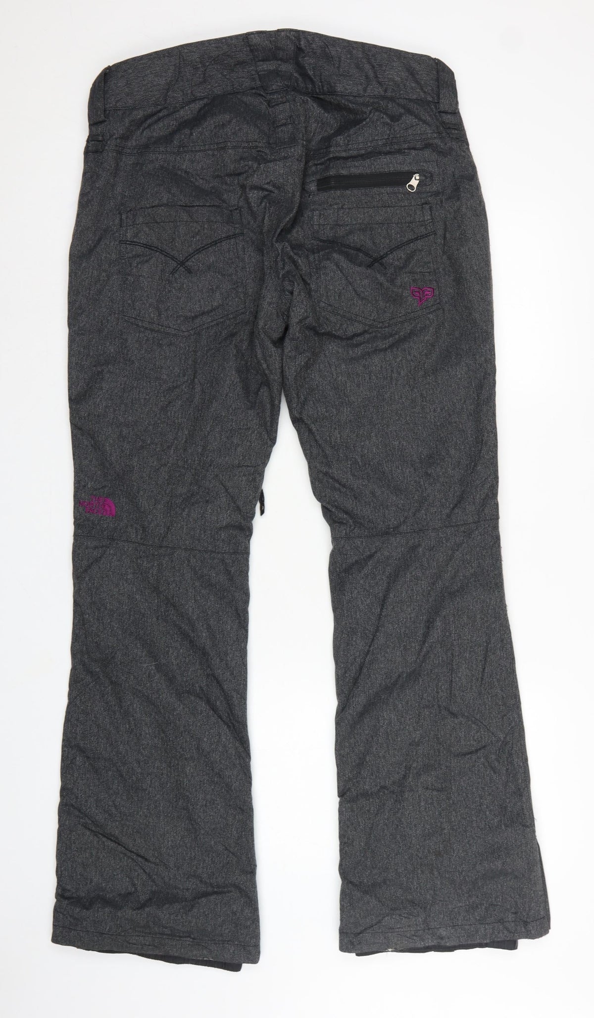 The North Face Womens Grey UK 6 Cryos Ski Snow Pants Zip Pockets