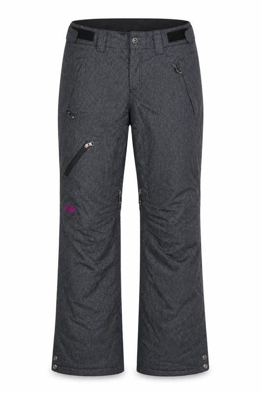 The North Face Womens Grey UK 6 Cryos Ski Snow Pants Zip Pockets