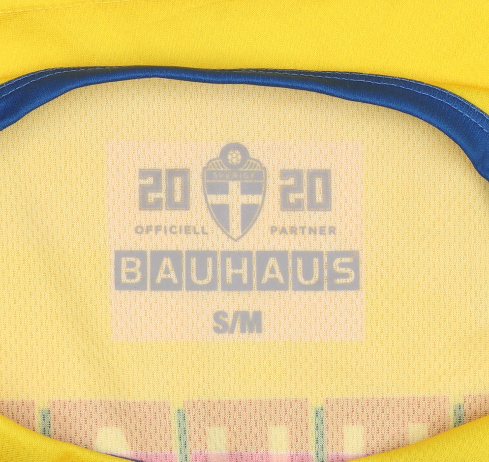Bauhaus Sweden Men Yellow M Football Jersey Shirt No.20