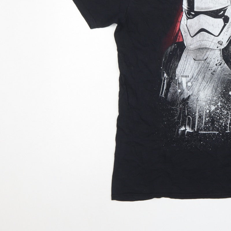 Star Wars Men’s Black Large Stormtrooper Graphic Print T-Shirt