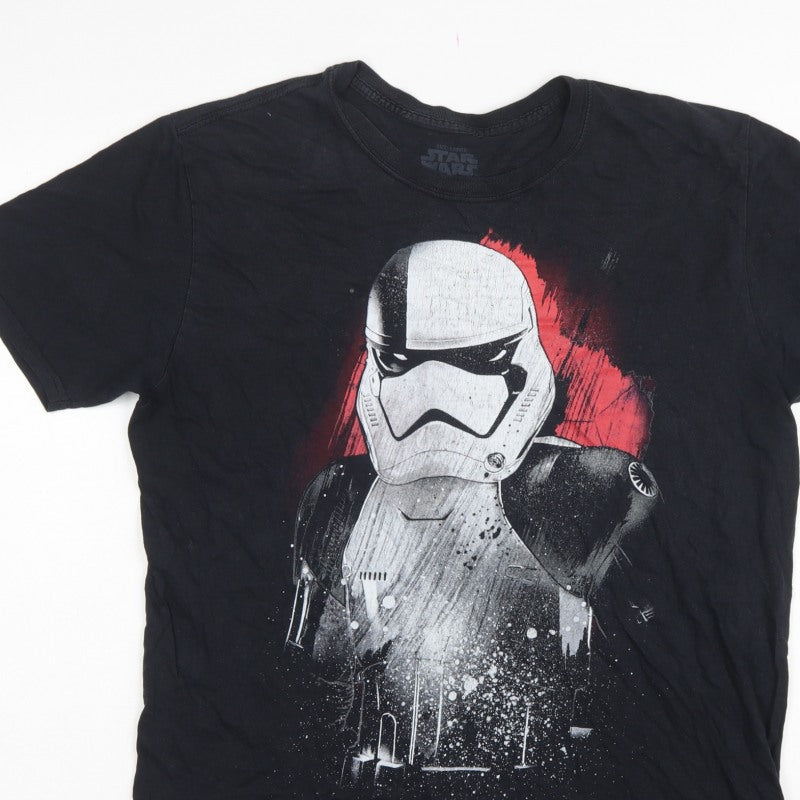 Star Wars Men’s Black Large Stormtrooper Graphic Print T-Shirt
