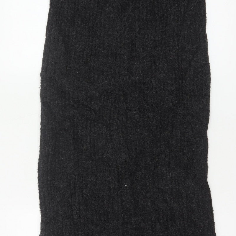 Casamia Women’s Black One Size Long Knit Pencil Skirt Drawstring