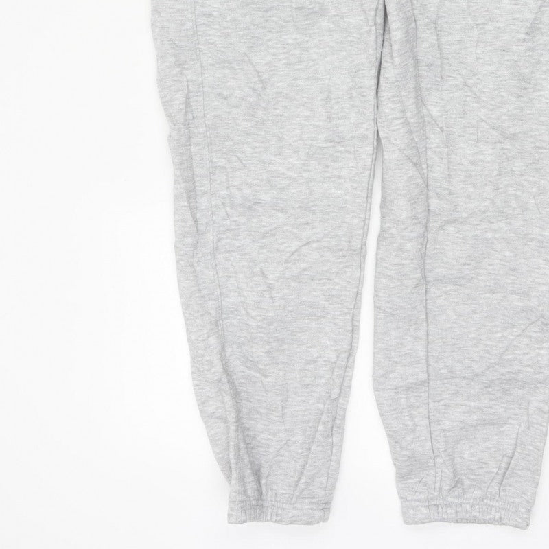 Additional view of Slazenger Men Grey M Fleece Jogger Sweatpants Elastic Waist Logo