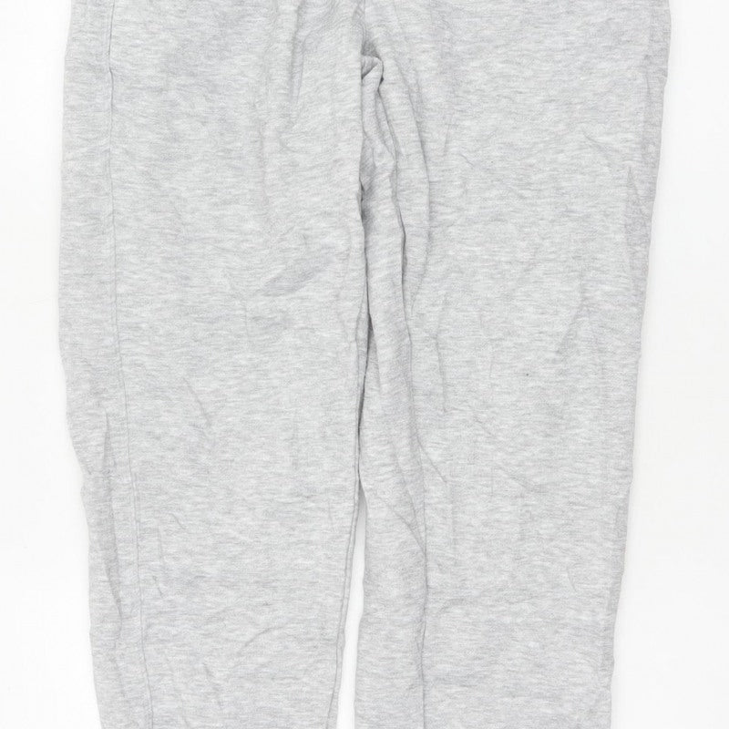 Additional view of Slazenger Men Grey M Fleece Jogger Sweatpants Elastic Waist Logo