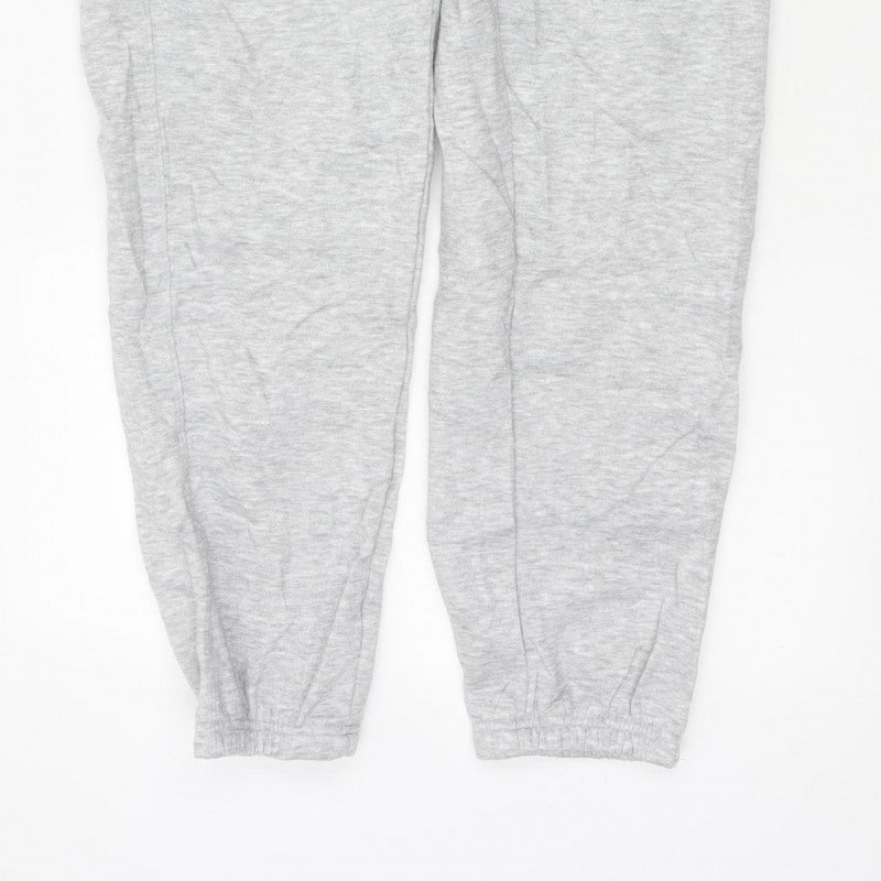 Additional view of Slazenger Men Grey M Fleece Jogger Sweatpants Elastic Waist Logo