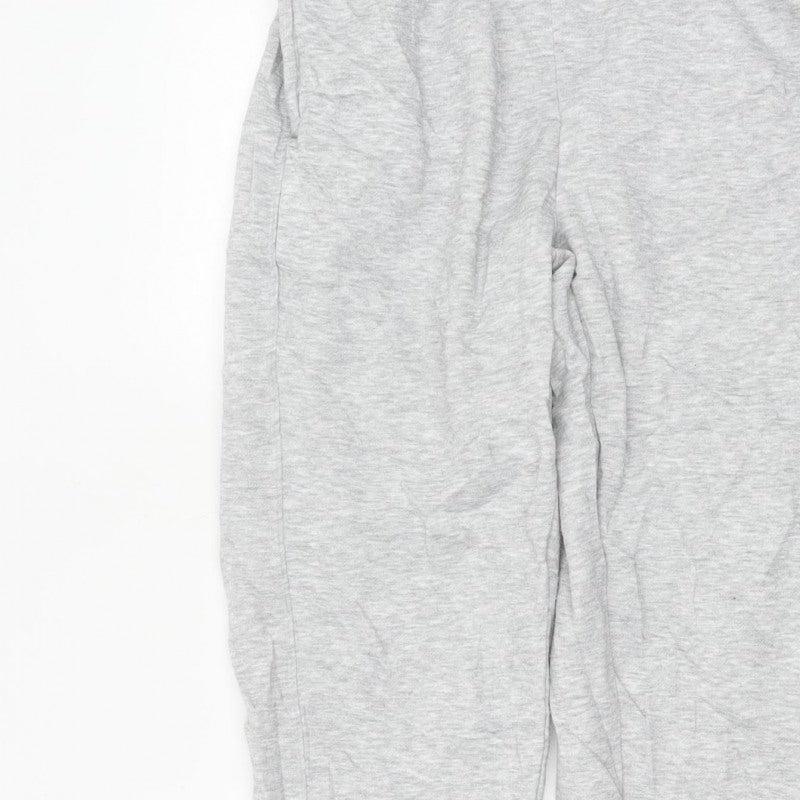 Additional view of Slazenger Men Grey M Fleece Jogger Sweatpants Elastic Waist Logo