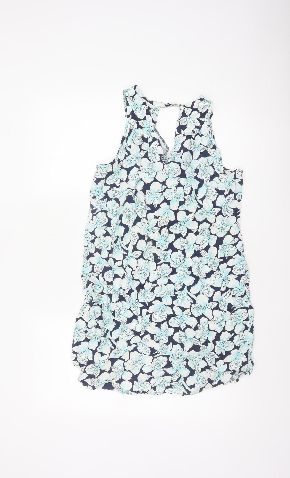 Gap Women’s Blue Floral V-Neck Sleeveless Camisole Tank Top M