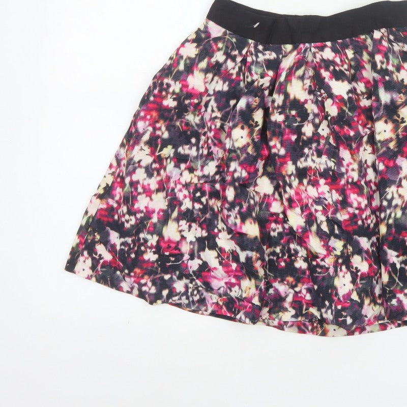 French Connection Women Multicoloured Floral Skater Skirt UK 8