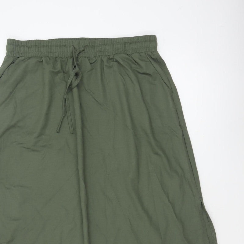 Trespass Women Green UK 12 Straight Knee Skirt Drawstring Pockets