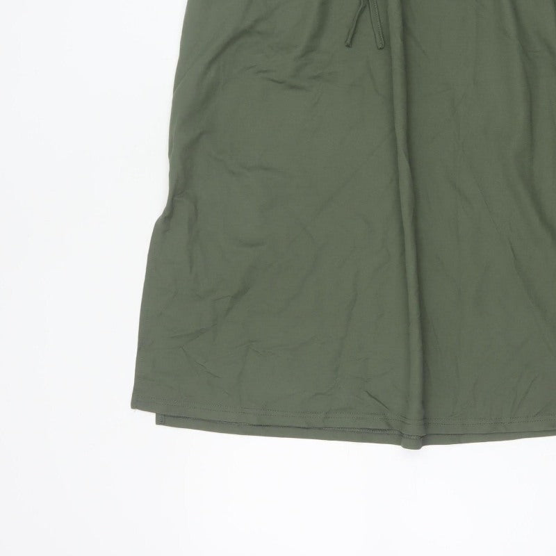 Trespass Women Green UK 12 Straight Knee Skirt Drawstring Pockets