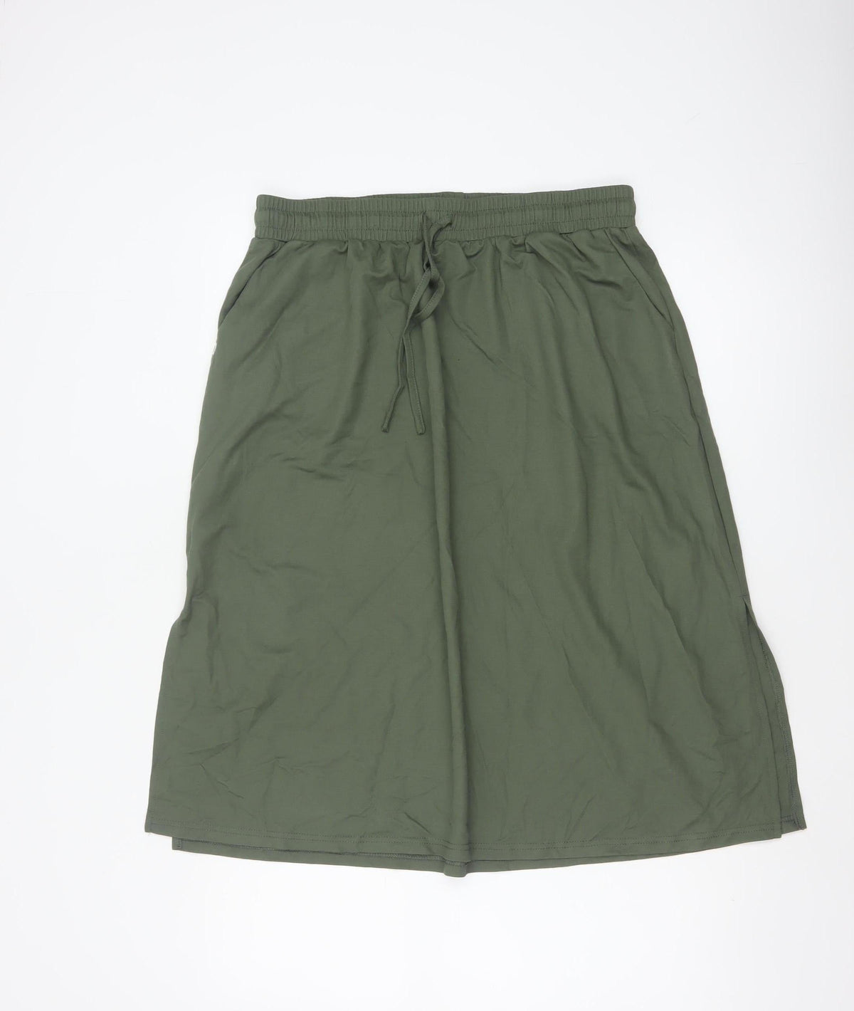 Trespass Women Green UK 12 Straight Knee Skirt Drawstring Pockets