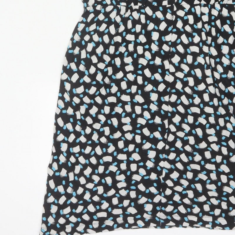 White Stuff Women Multicoloured UK 14 Geometric Fit & Flare Dress