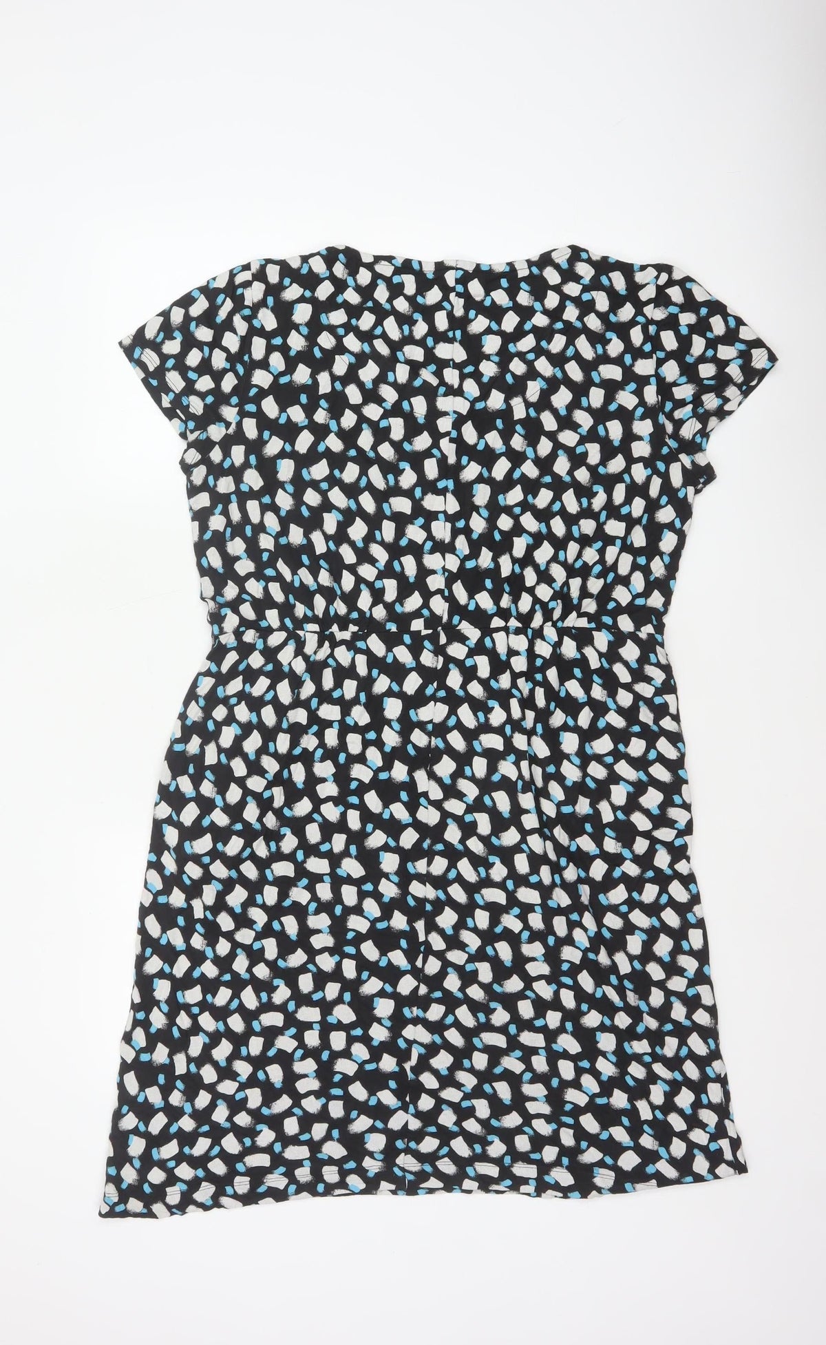 White Stuff Women Multicoloured UK 14 Geometric Fit & Flare Dress