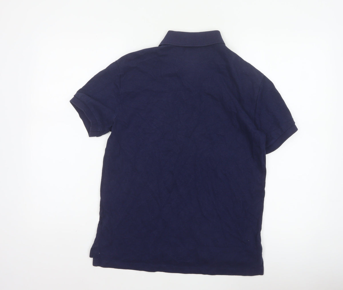 Polo Ralph Lauren Men’s Blue M Slim Fit Embroidered Logo Cotton Polo