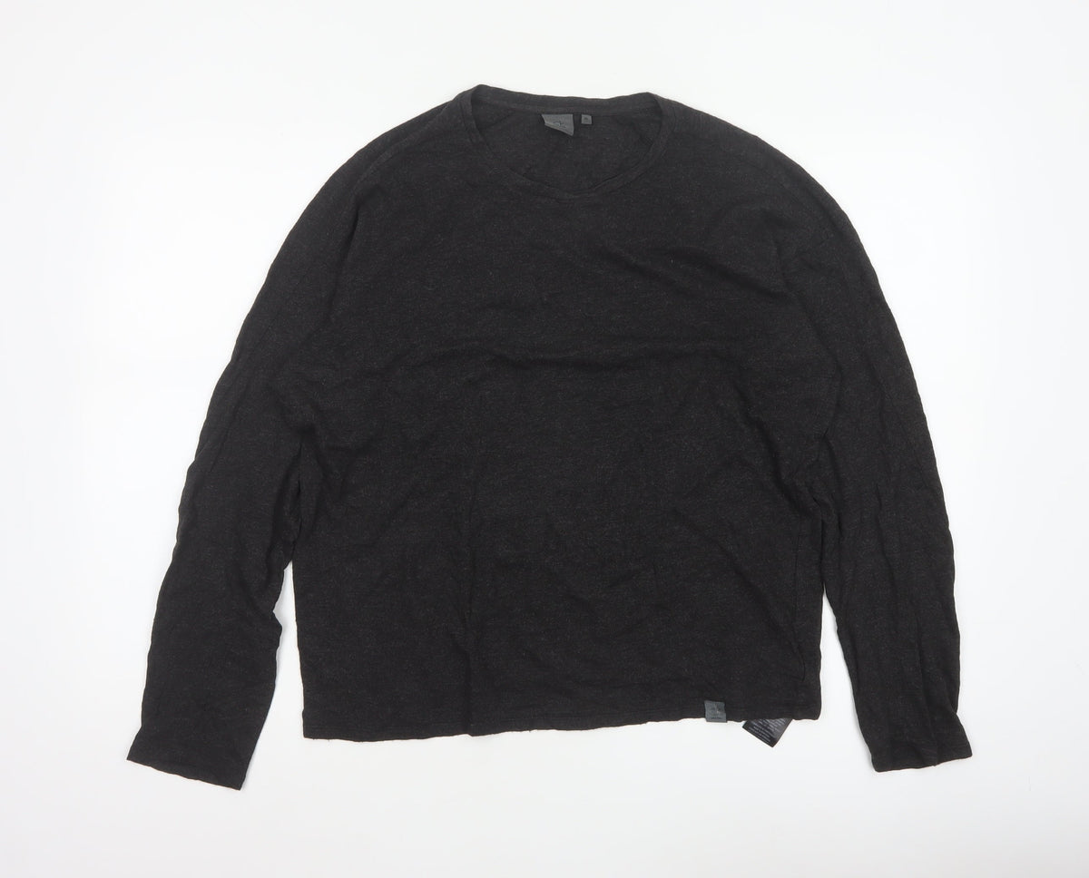 Calvin Klein Men’s Black M Knit Crew Neck Long Sleeve Jumper