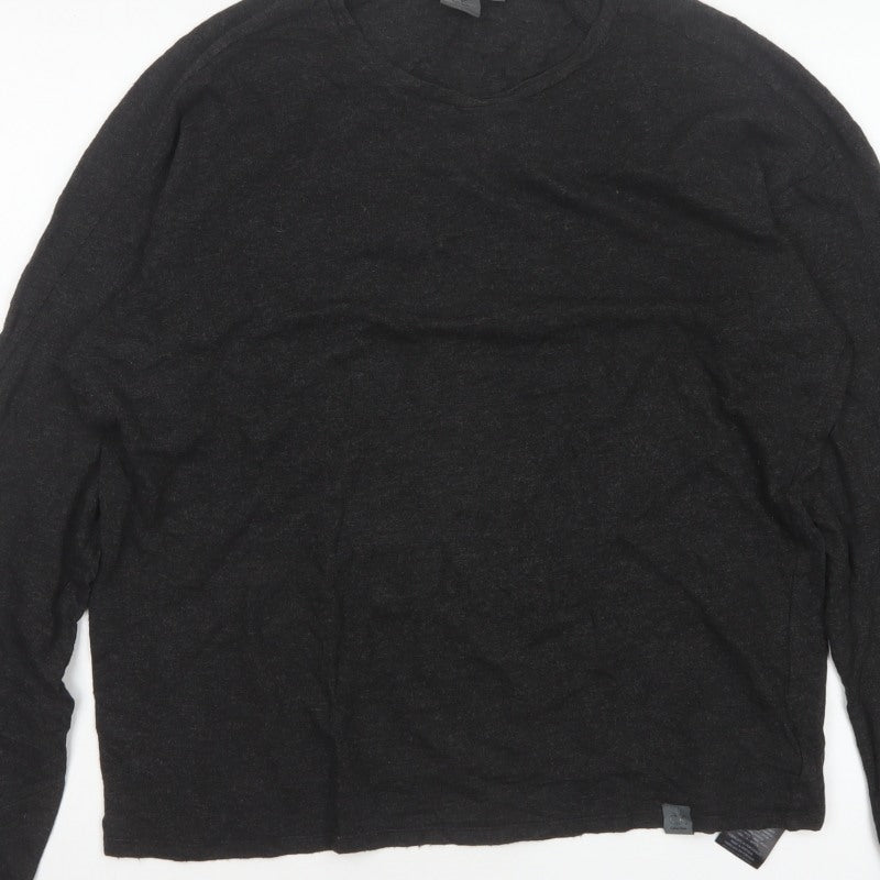 Calvin Klein Men’s Black M Knit Crew Neck Long Sleeve Jumper