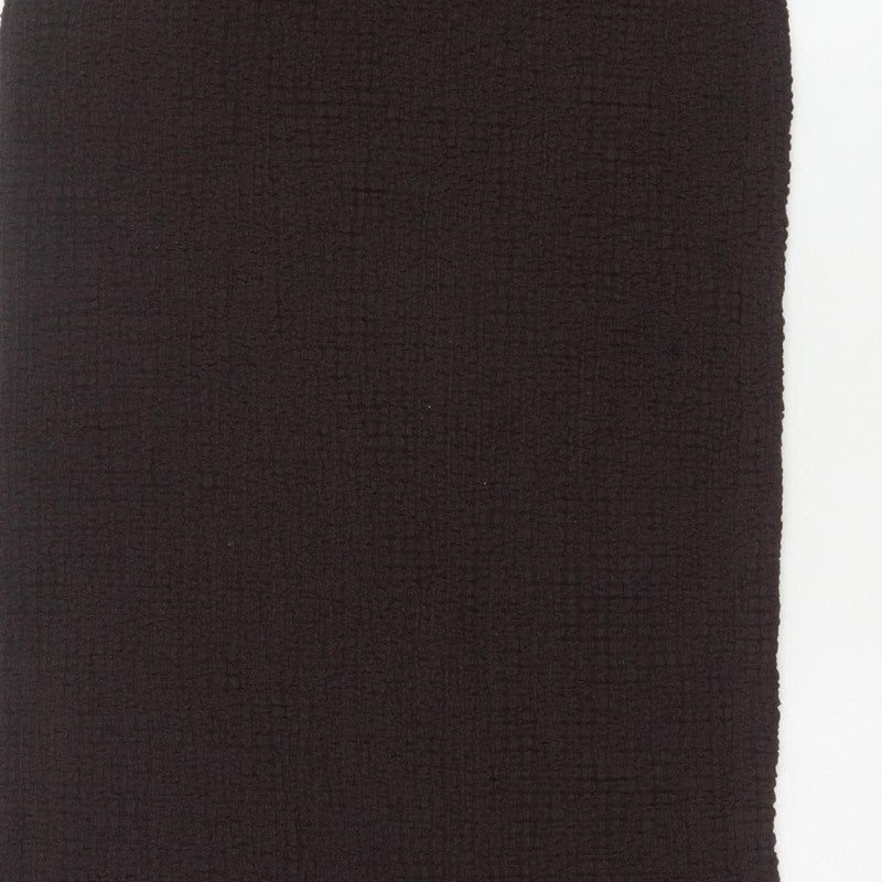 Marks and Spencer Women Brown UK 14 Stretch Knit Midi Pencil Skirt