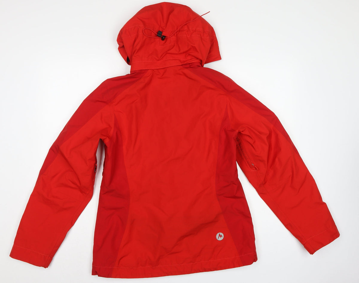 Marmot Women’s Red M Gore-Tex Hooded Ski Jacket Waterproof