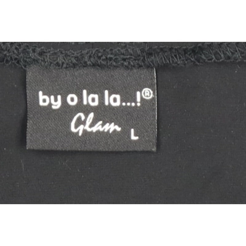 by o la la Glam Women’s Black L Hooded Anorak Jacket Kangaroo Pocket
