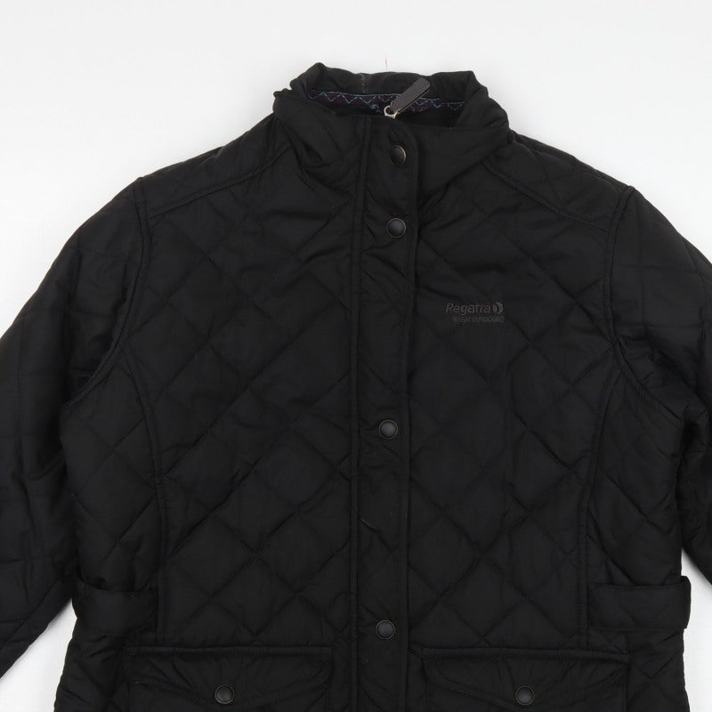 Regatta Women’s Black UK 16 Quilted Padded Outdoor Jacket