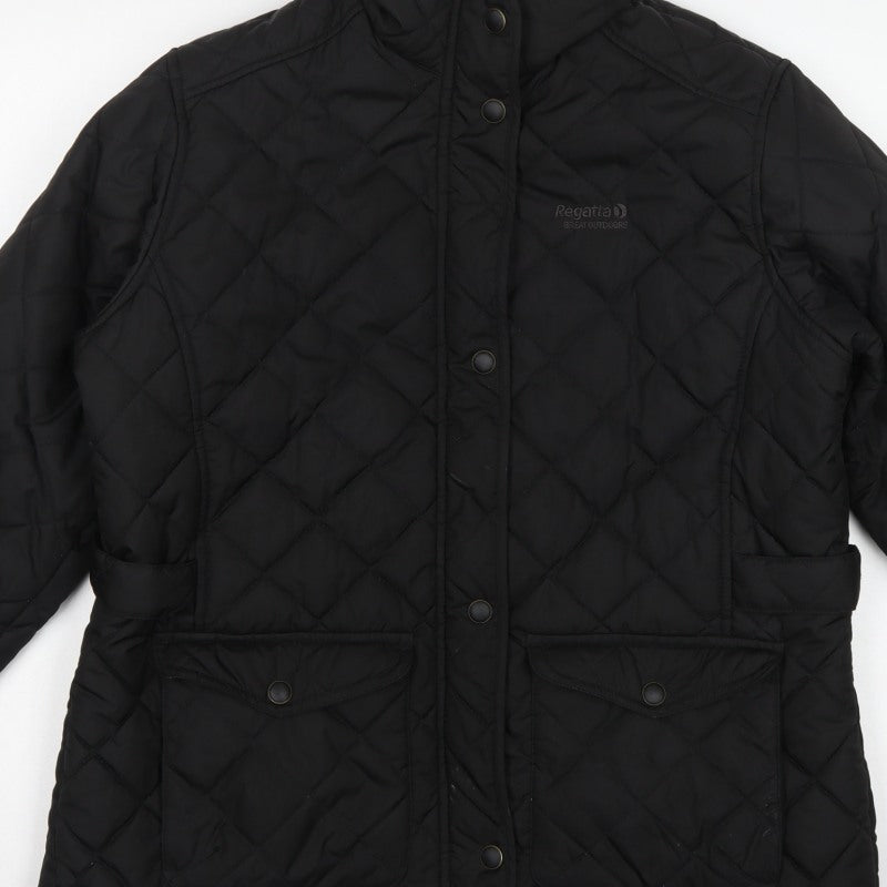Regatta Women’s Black UK 16 Quilted Padded Outdoor Jacket