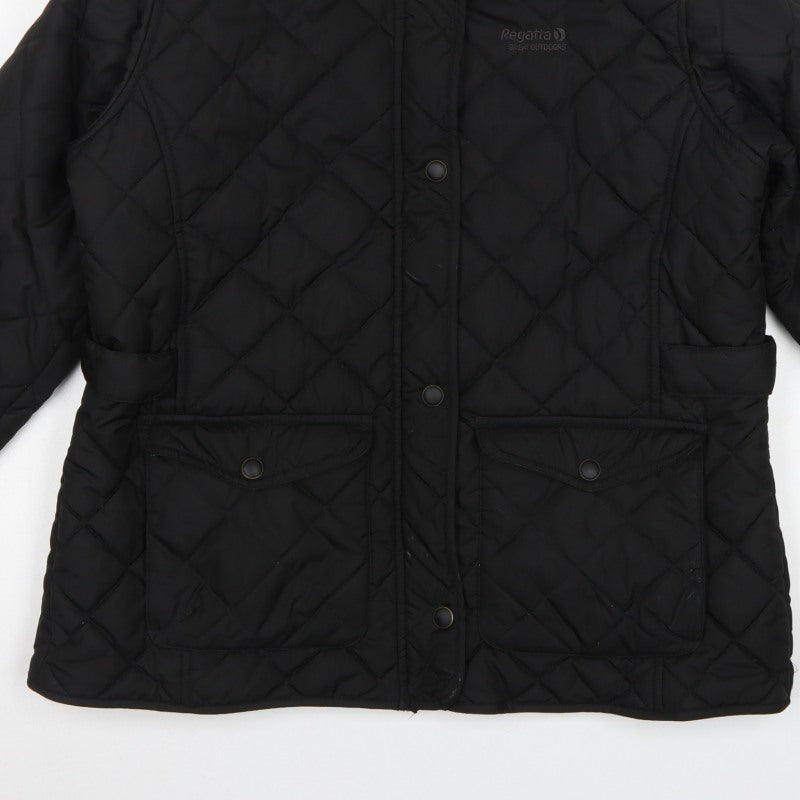 Regatta Women’s Black UK 16 Quilted Padded Outdoor Jacket