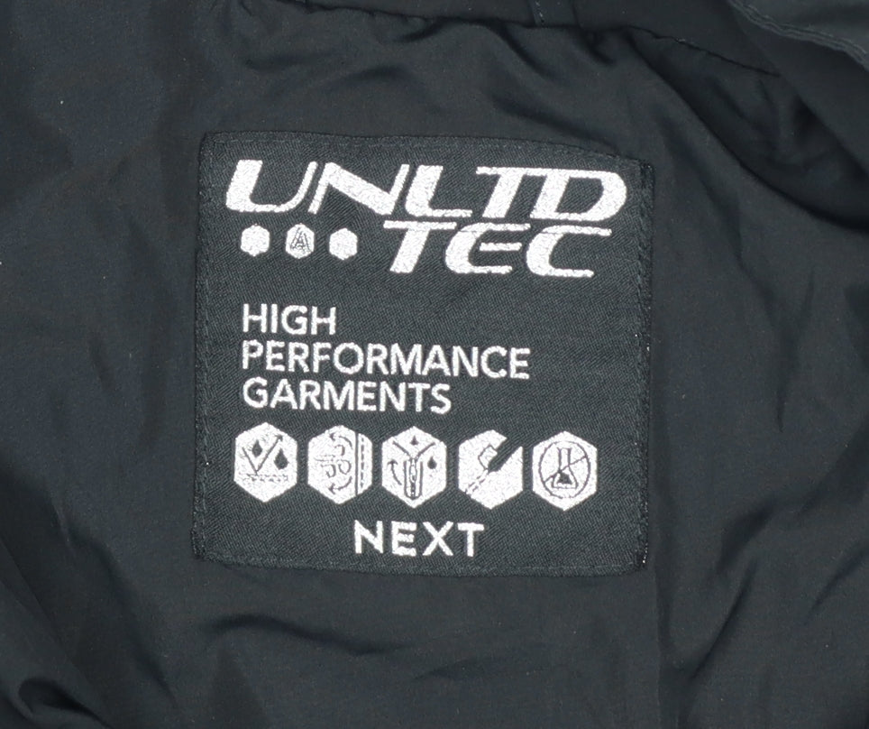 Next United Tec Women’s Black UK 8 Long Hooded Parka Coat