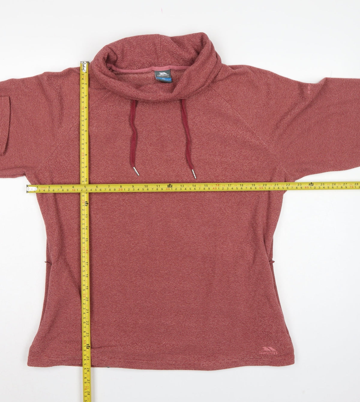 Trespass Women’s Pink UK 16 XL Pullover Fleece Sweatshirt Cowl Neck