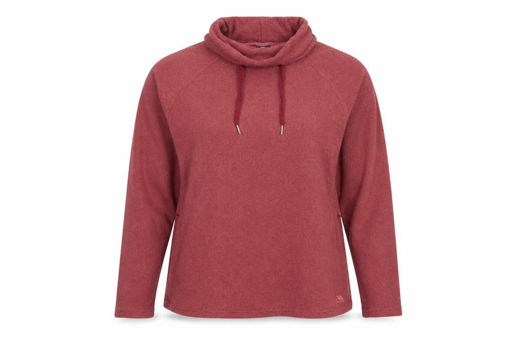 Trespass Women’s Pink UK 16 XL Pullover Fleece Sweatshirt Cowl Neck